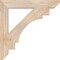 Ekena Millwork Merced Slat Smooth Bracket, Douglas Fir, 3 1/2"W x 26"D x 26"H BKT04X26X26MRC06SDF - alternate 4